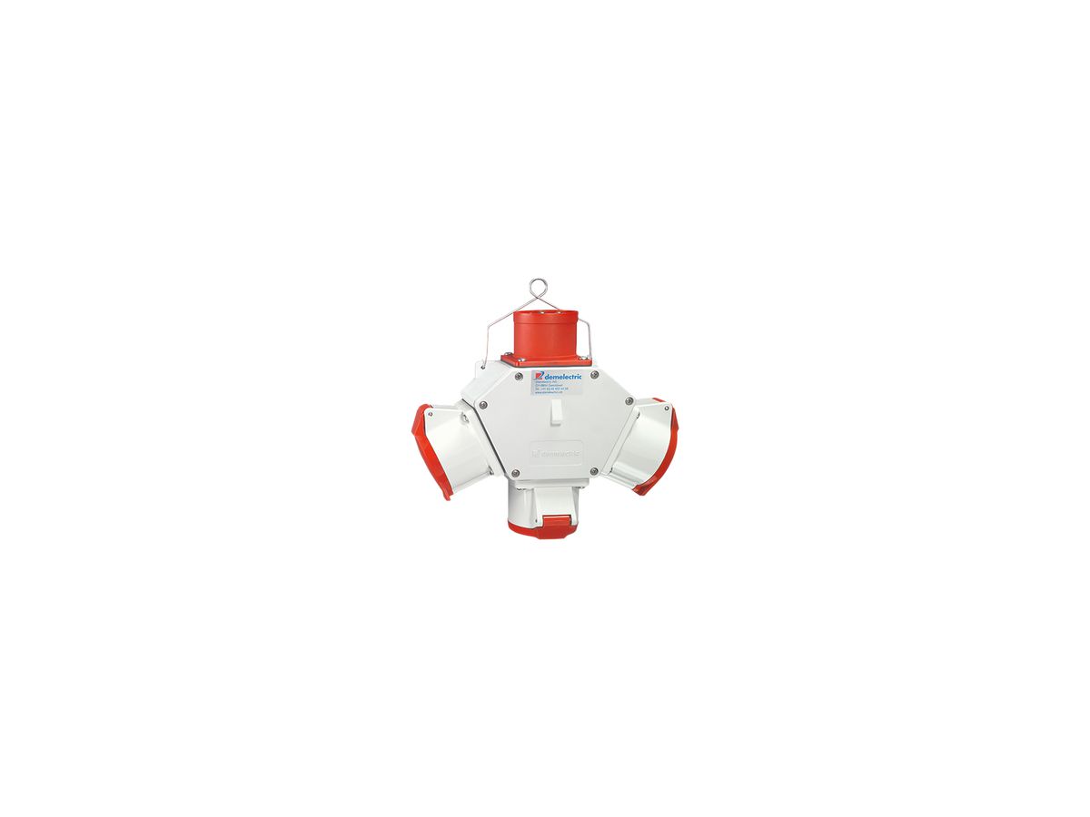 Kreuzverteiler Demelectric HG840 3×CEE 32/5 1×Stecker CEE 32/5
