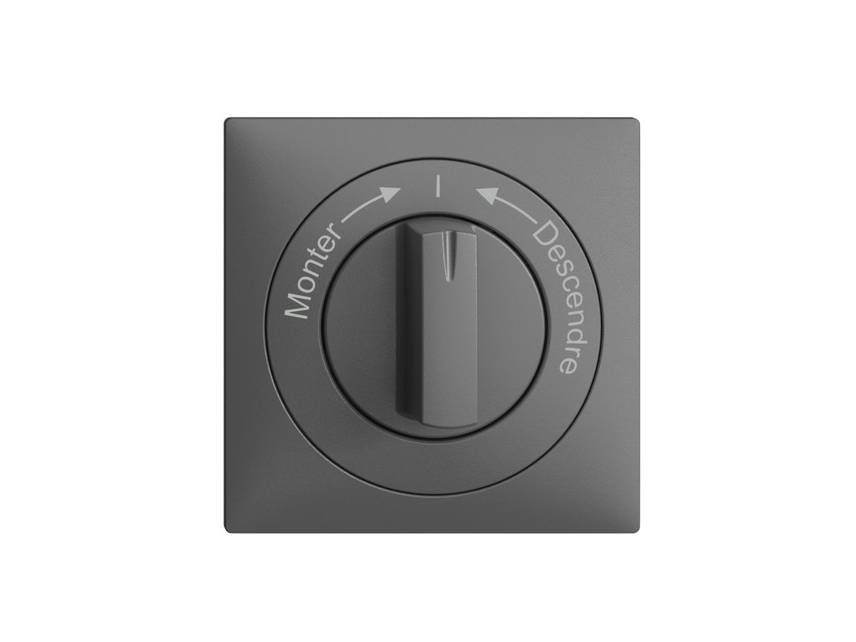 Frontset Monter->I<-Descendre EDIZIOdue 60×60mm dunkelgrau
