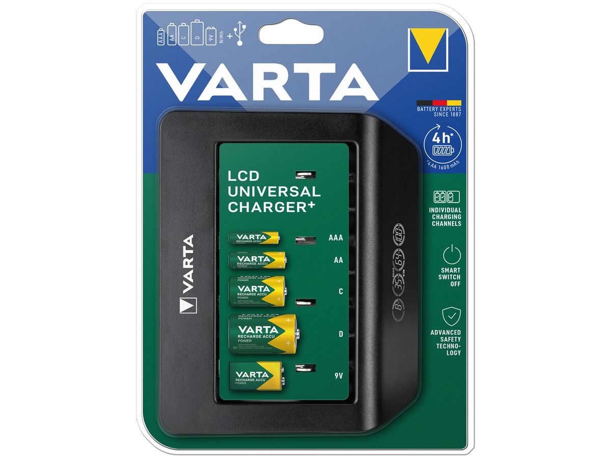 Ladegerät VARTA Universal Plug Charger+