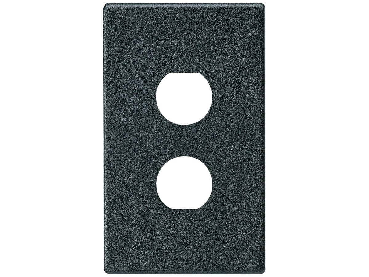 EB-Montageset Hager FLF3/5 2BNC/TNC schwarz