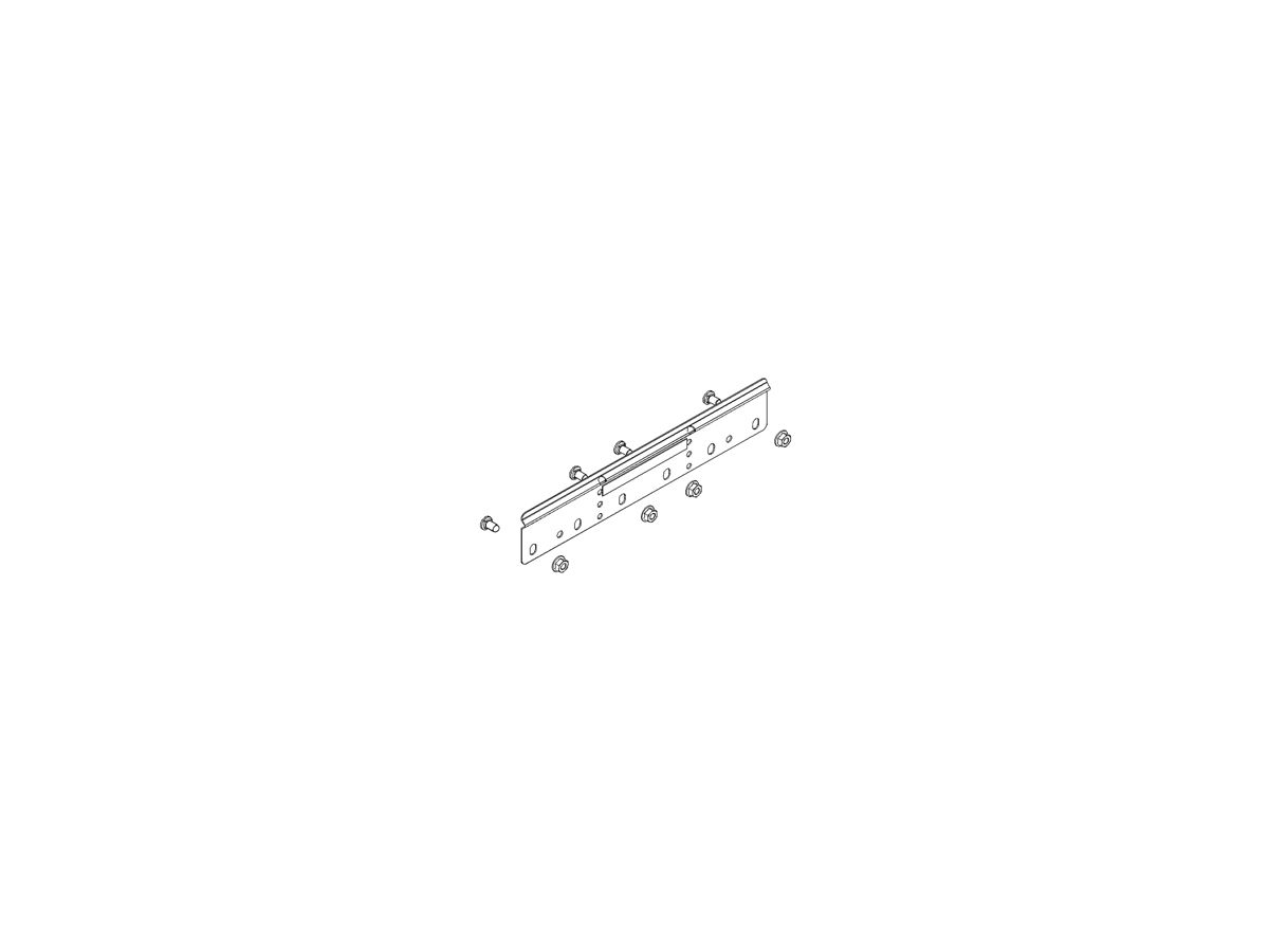 Kabelpritschen-Verbinder gerade Lanz 60mm