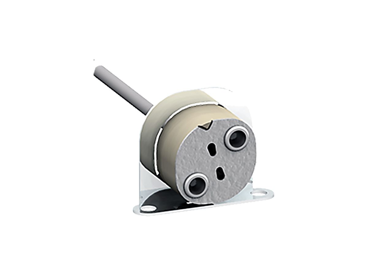 Fassung Keramik GY4-GY6,35 mit Befestigungswinkel