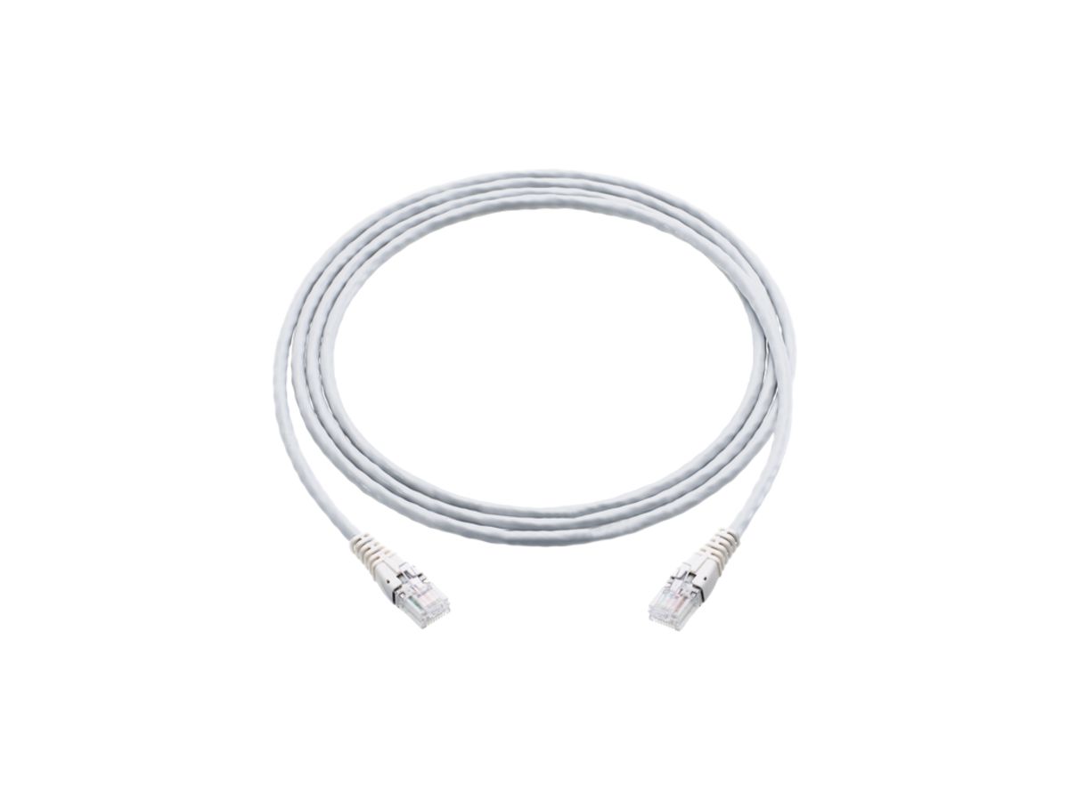 Patchkabel RJ45 R&M 0.5m grau U-UTP Kat.5 PVC Klasse D