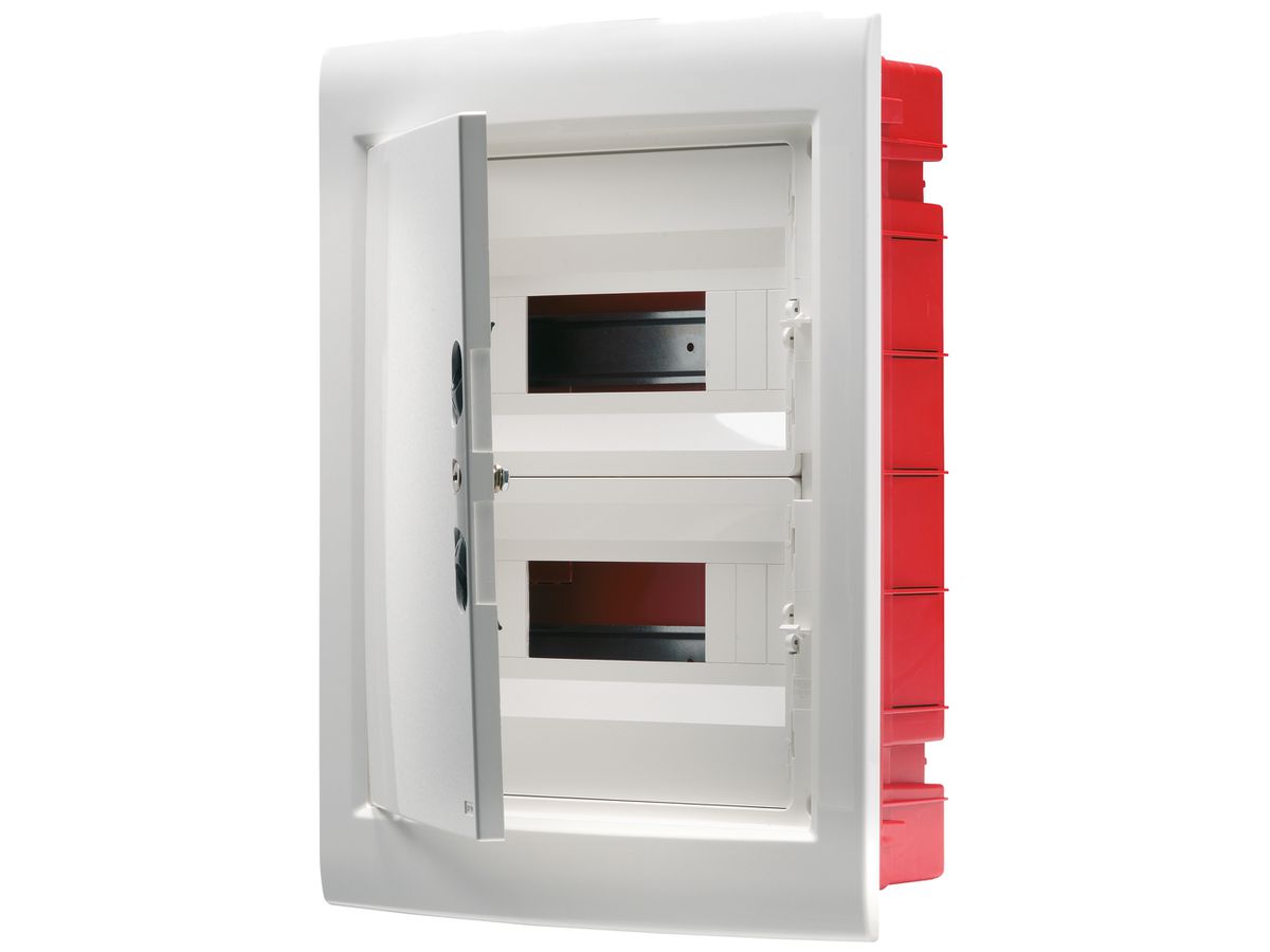 UP-Kleinverteiler Gewiss 40 CDI 2-reihig 12TE Tür IP40 330×420×101mm