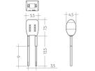 Widerstand I-Select 2 Plug für LED-Driver, 350mA, blau