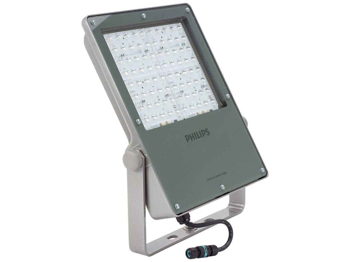 LED-Strahler Philips CoreLine 178W 20500lm 830 IP66 52°×102° grau