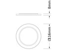 Zierring LEDVANCE COMFORT Aluminium Ø116×8mm schwarz