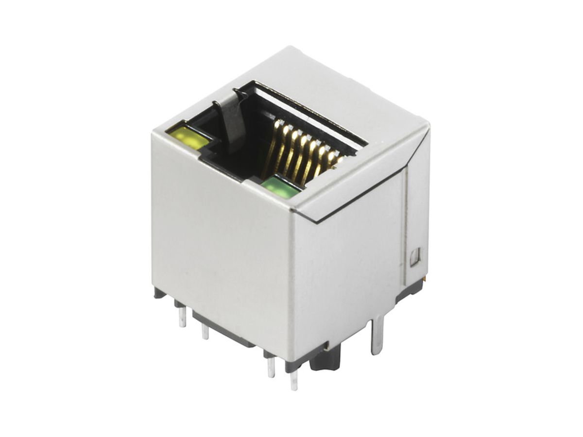 Steckverbinder RJ45 Weidmüller IE-PCB-RJ45-T-C5SL4M 180°
