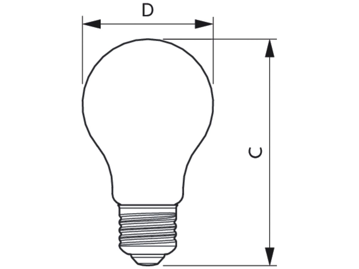 LED-Lampe Philips CorePro E27 10W 1055lm 4000K Ø60×108mm Typ A mattiert