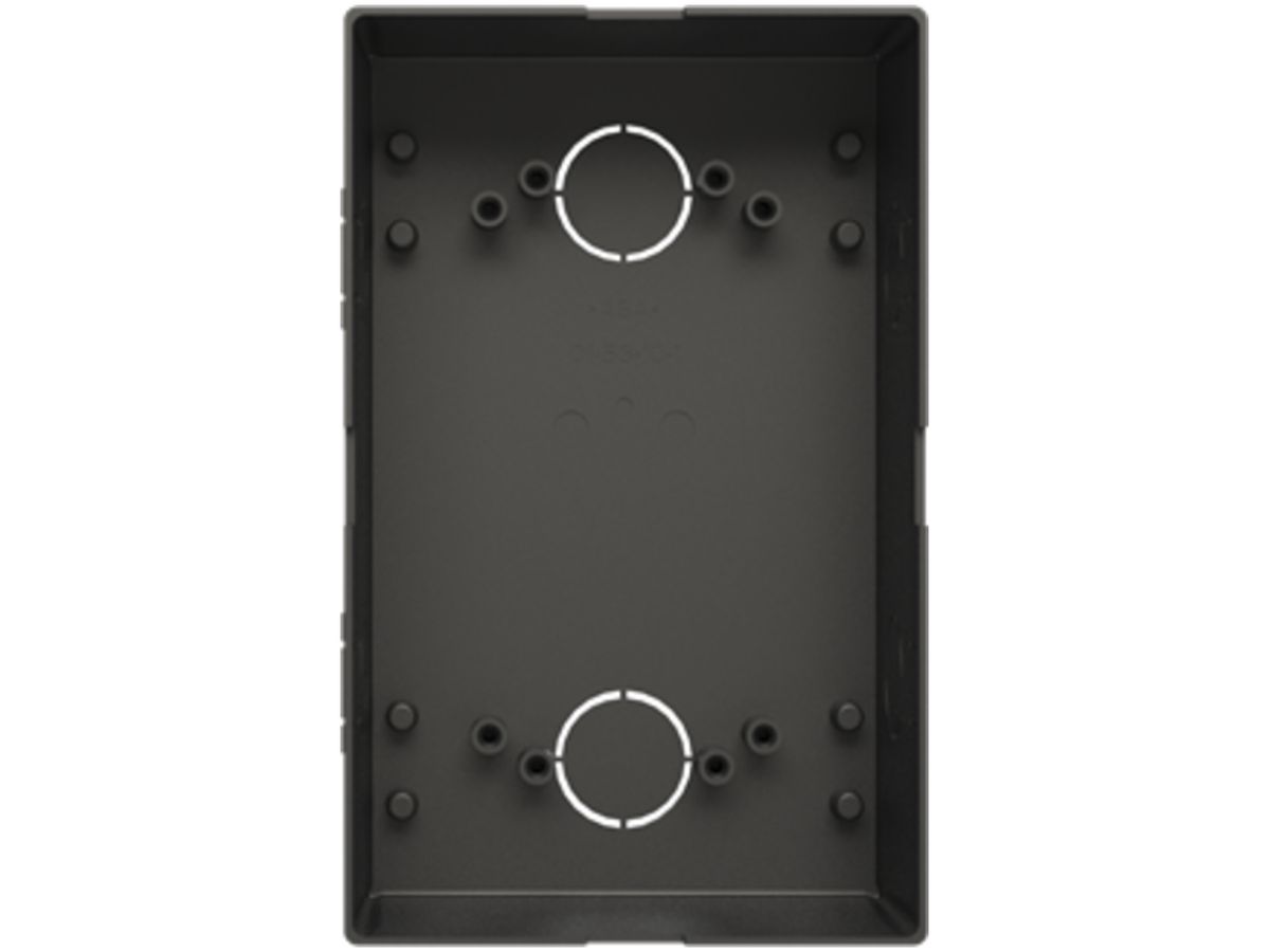 UP-Einlassdose ABB-Welcome, Grösse 1/2 (2 Module), schwarz