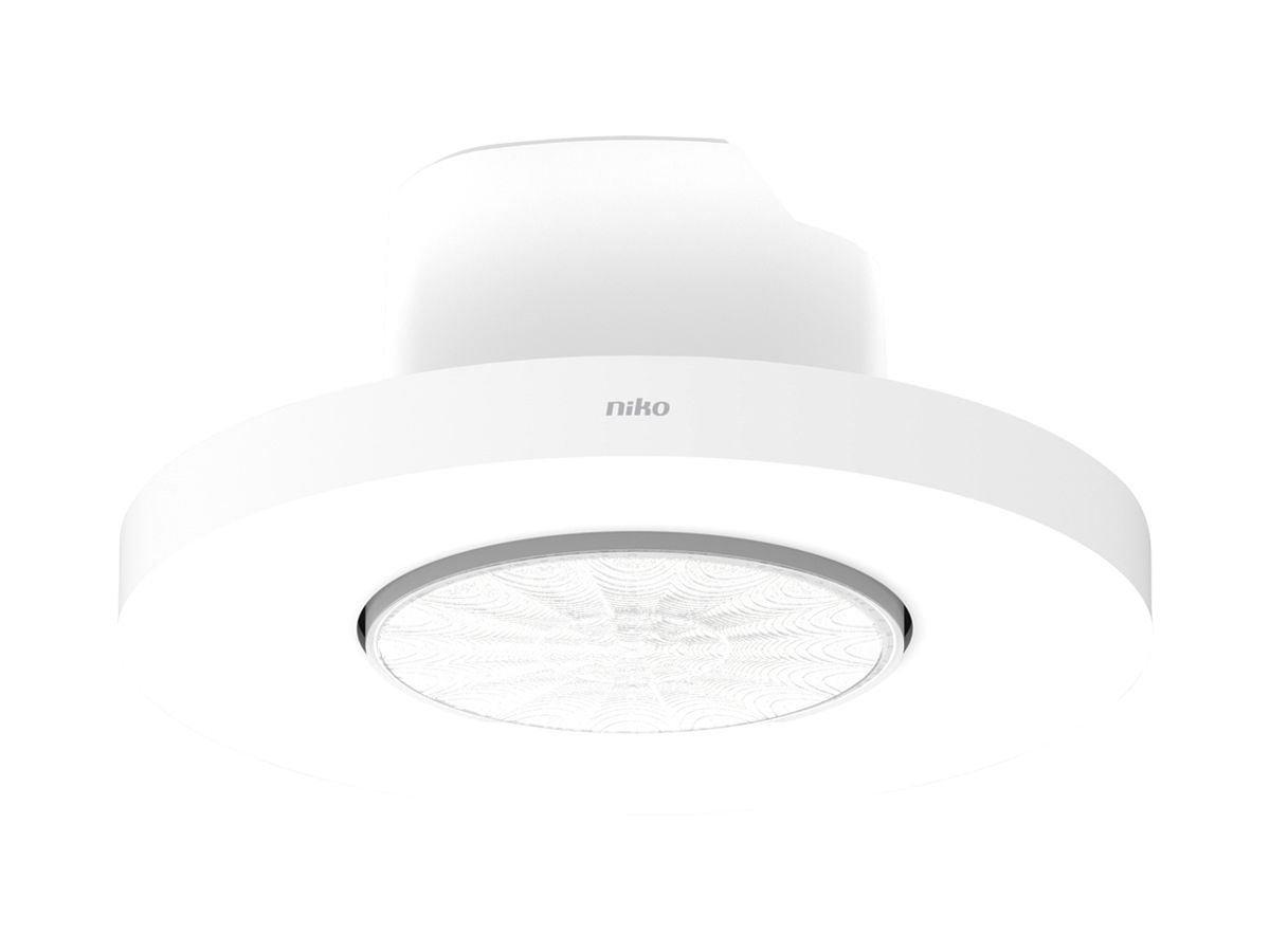 UP-Präsenzmelder Niko P42MR 360° Master 230V 12…13m IP20 weiss