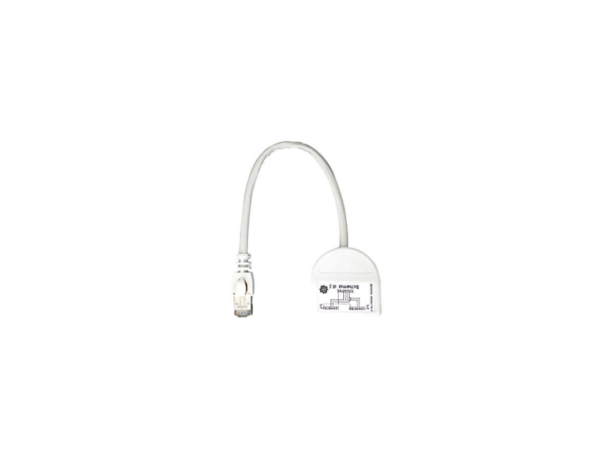 Adapter 2-fach geschirmt RJ45