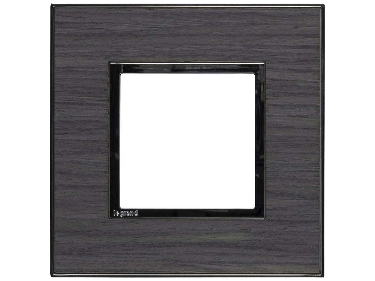 UP-Kopfzeile Legrand Arteor 1×1 horizontal und vertikal 92×92mm Grey Oak