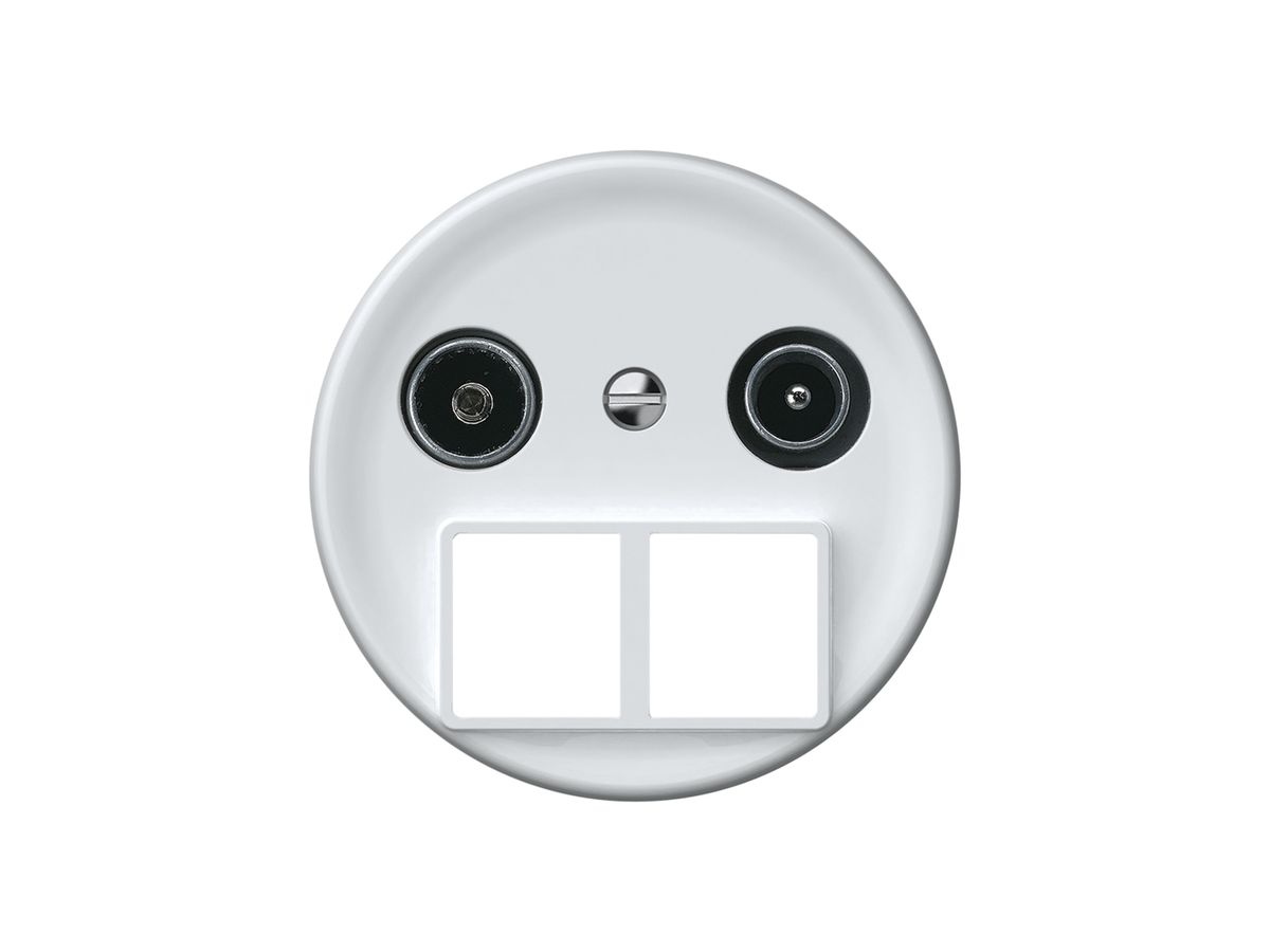 Multimediadose TV-R origin Durchgangsdose 15dB 1.7dB weiss