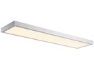 LED-Deckenleuchte SLV PANEL CL 45W 3100lm 3000K 90° UGR<19 1200×300mm silber