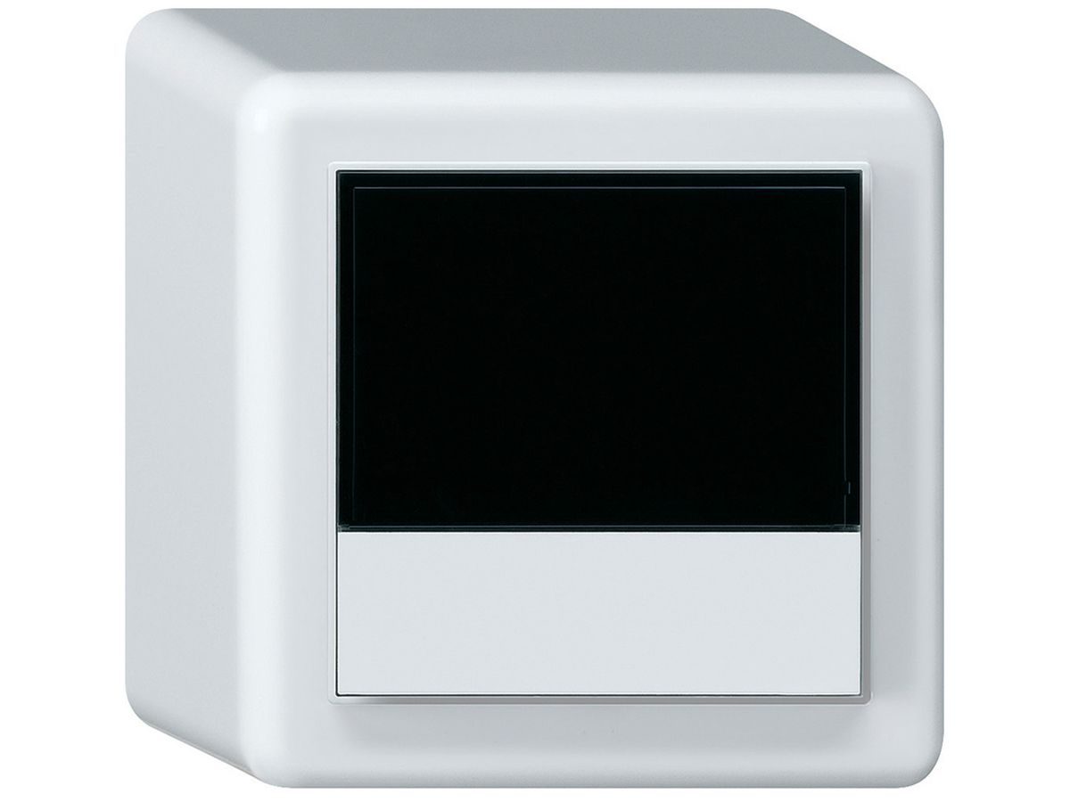 AP-Raumthermostat KNX origin mit Display 88×88×54mm weiss