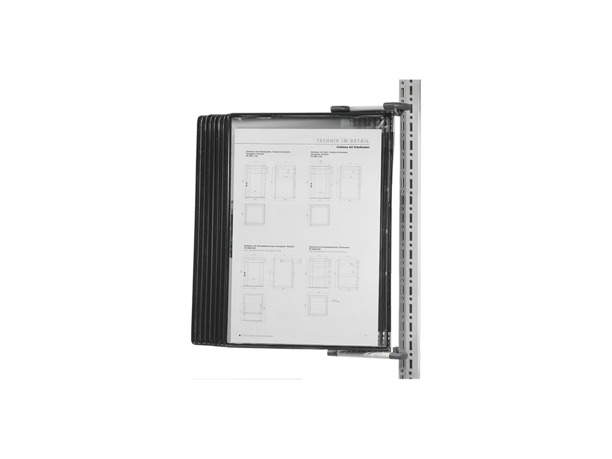 Dokumentenhalter Rittal CP 6013.100 Kunststoff