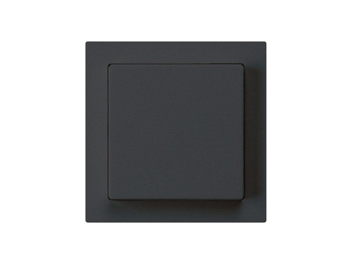 Frontset kallysto 60×60 schwarz für Babyswitch/Kurzhub-Lichtregler