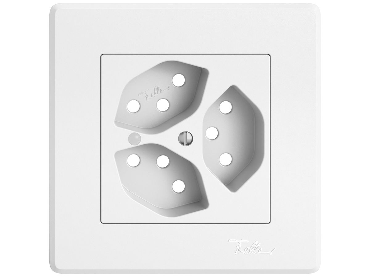 UP-Montageset EDIZIO.liv SNAPFIX® für 3×T13 mit Frontlinse ws