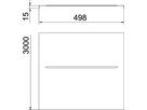 Deckel Bettermann rastbar für Gitterrinne 500×3000, A2, 1.4301, 2B