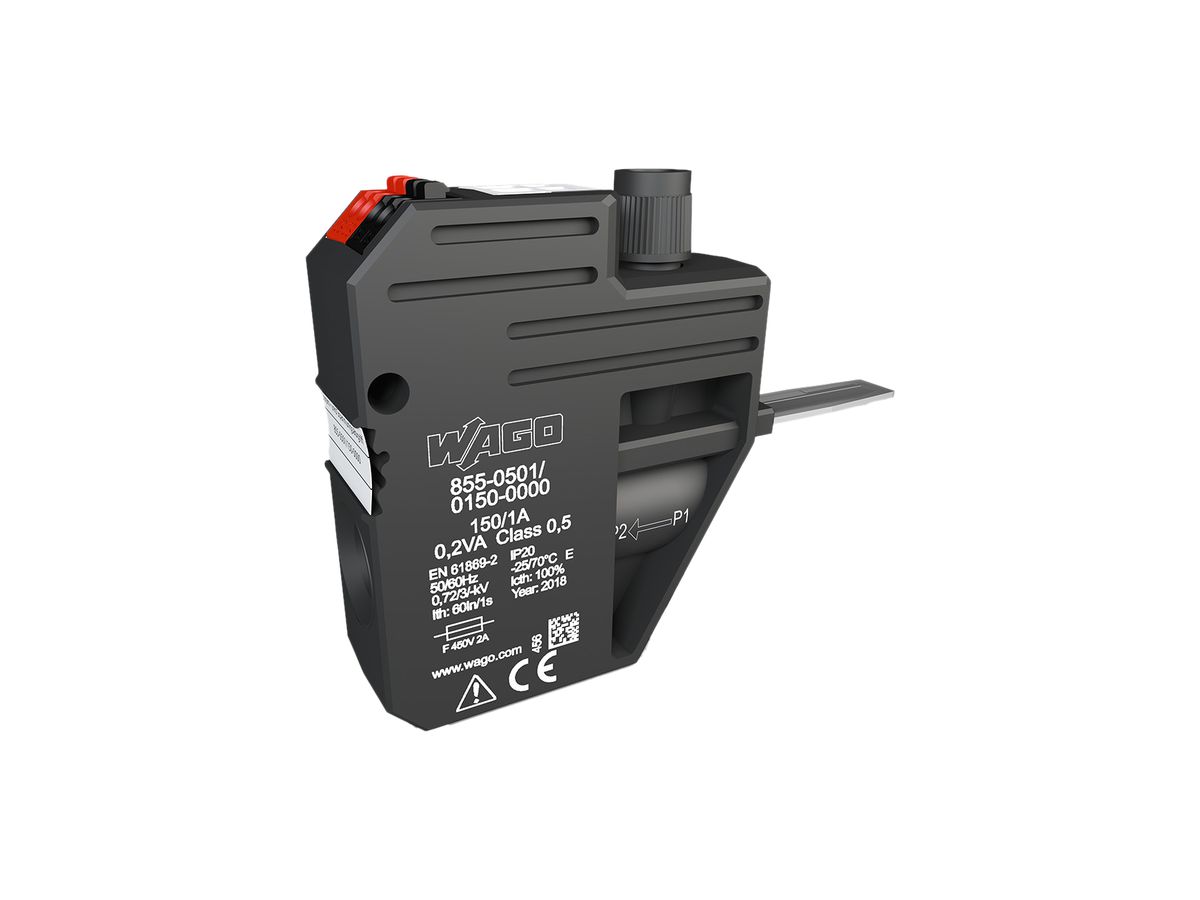 Strom- und Spannungsabgriff WAGO bis 50 mm² 150A/1A 0.2VA abgesichert