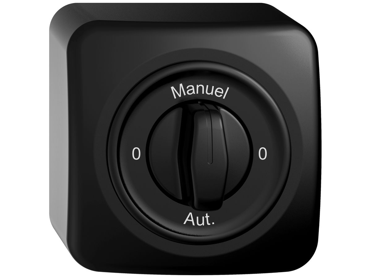 AP-Drehschalter STANDARDdue SNAPFIX® Drehgriff 2/1L 0-Manuel-0-Automatique sz