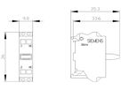 Kontaktmodul Siemens SIRIUS ACT 1Ö Boden Federzugklemmen