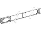 Schienenverteiler Canalis KNA 40A 3L+N+PE 1×Abgang weiss IP55 3m