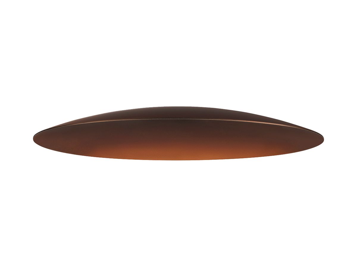 Leuchtenschirm SLV LALU ELYPSE Stahl Ø330×35mm Bronze unifarbig