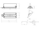 LED-Hallenstrahler GentleSpace BR PIR 102W 17000lm 840 IP65 42°×44° DIM 254×747