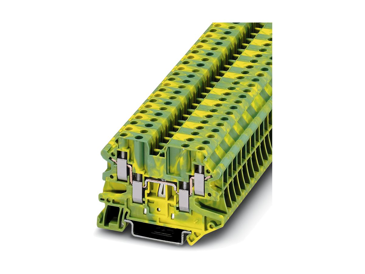 Durchgangsreihenklemme 0.14…6mm² grün/gelb, UT 4-QUATTRO-PE