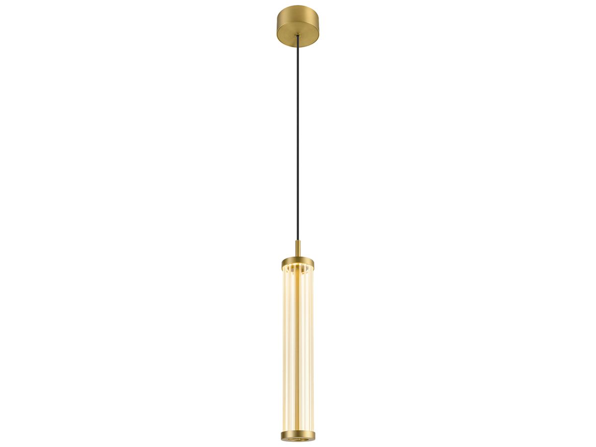LED-Pendelleuchte SLV QUIMERA 8.2W 310lm 927…930 DIM Ø76×470mm Messing