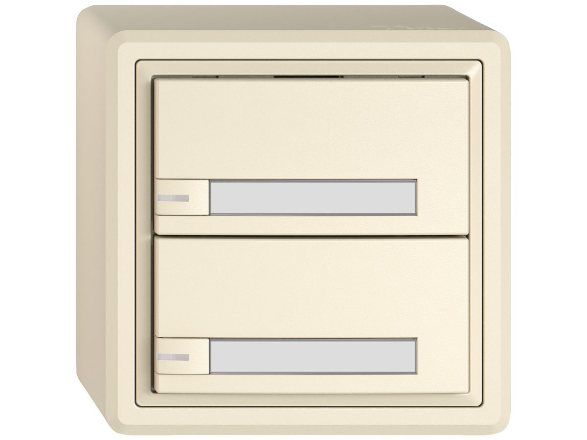 AP-KNX-Taster RGB EDIZIO.liv SNAPFIX® Temperaturfüh.RGB-LED Pap.2×T 1-Tbed.cr
