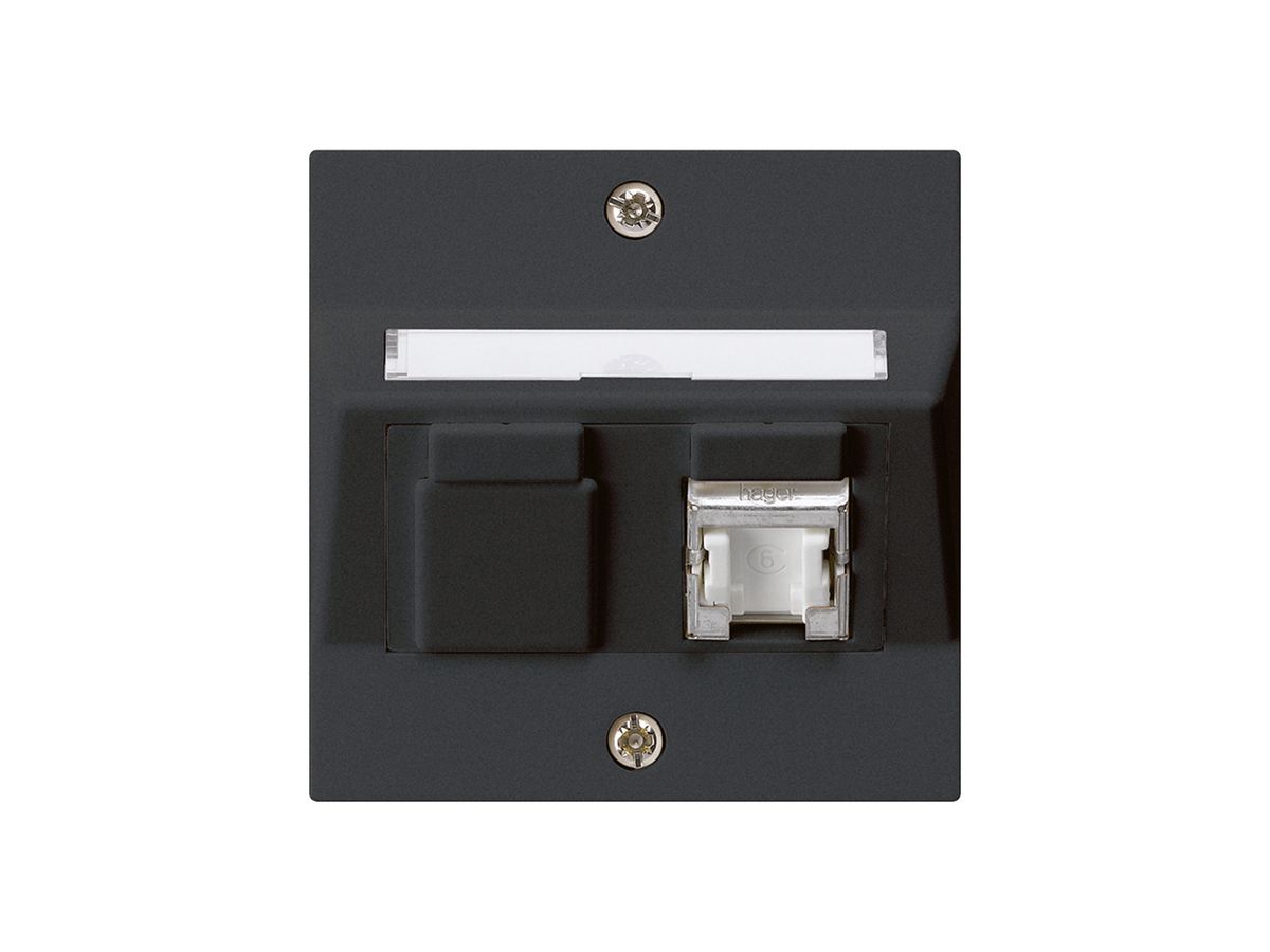 UP-Dose kallysto A Kat.6 1RJ45/s schwarz