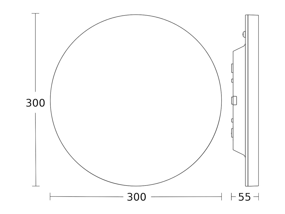 LED-Deckenleuchte Steinel RS PRO R10 plus SEN 8.5W 1053lm 840 IP40 weiss 5 Stk