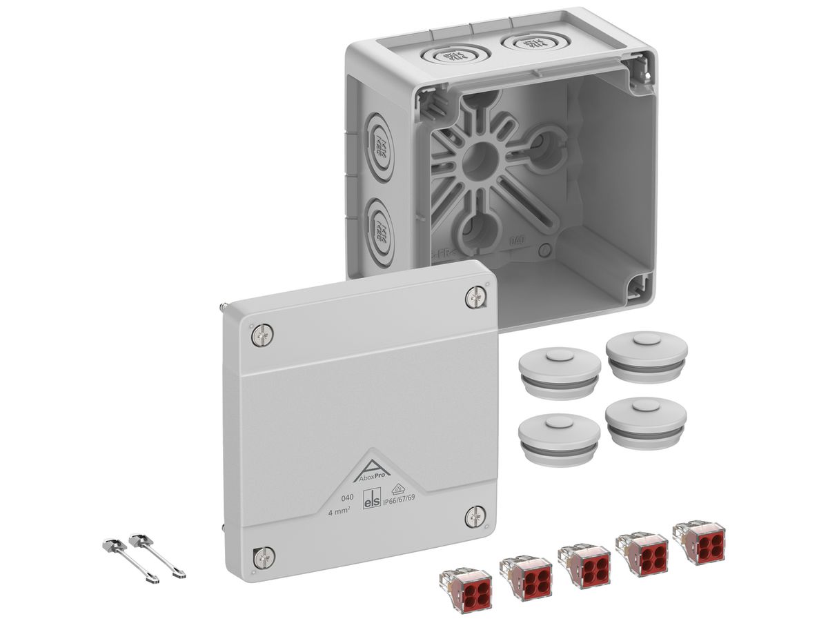 AP-Abzweigdose Spelsberg Abox Pro 040-4² 102×102×70mm IP69 gu