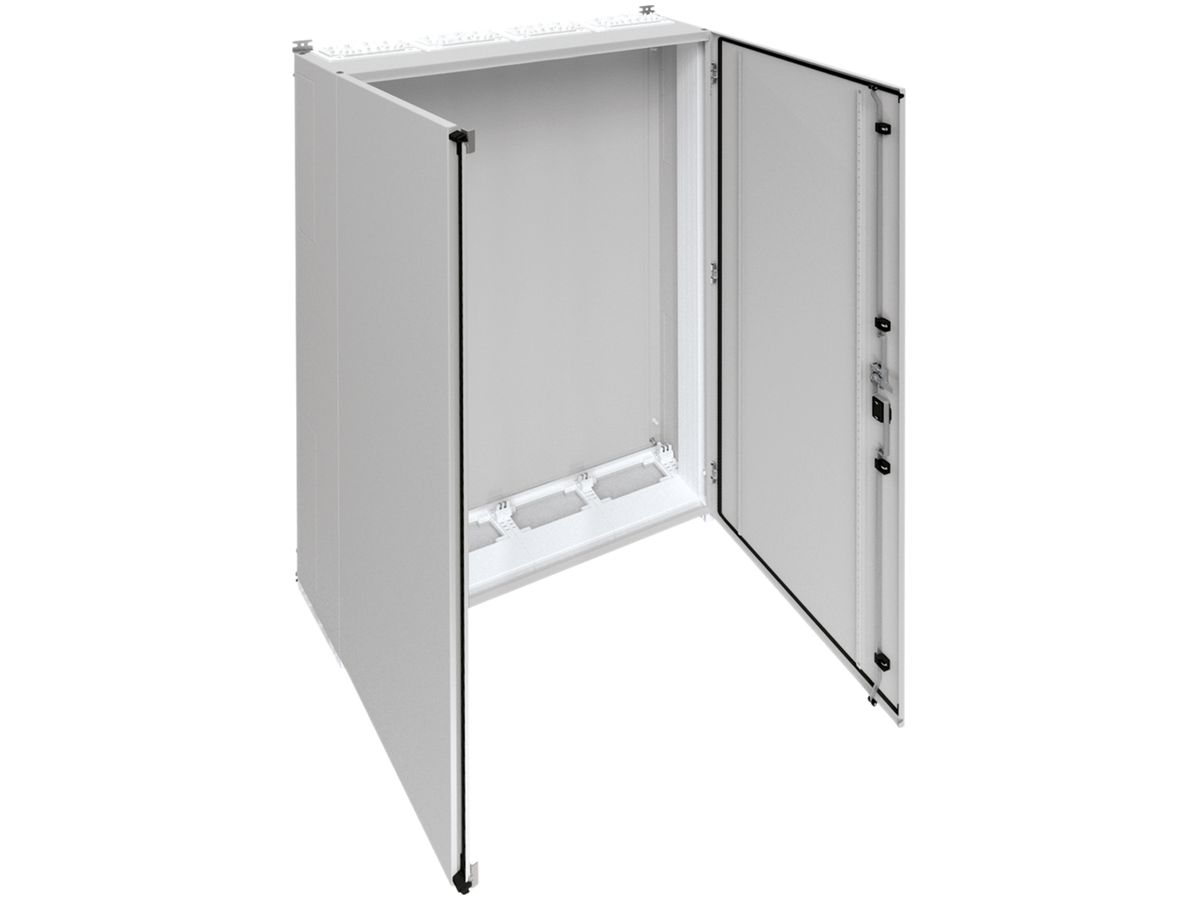 Wandschrank Hager univers mit Volltür SK I IP55 1550×1050×275mm RAL 7035