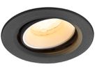 LED-Downlight SLV NUMINOS MOVE XS 6.9W 950lm 3000K MB DALI Ø80×53 schwarz/weiss