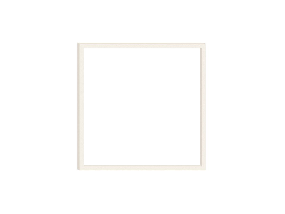 Zusatzrahmen EDIZIOdue prestige 1×1 weiss