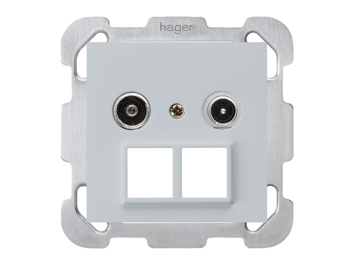 UP-Multimediadose kallysto R/TV Bauart B 10.5dB 2GHz hellgrau