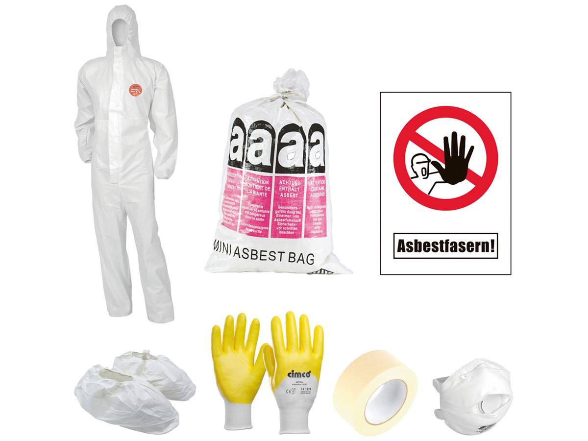 Asbest-Schutzausrüstung-Set Cimco easy L