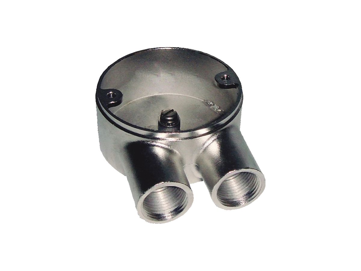 Gehäuse U rund 60mm Stahl rostfrei M20