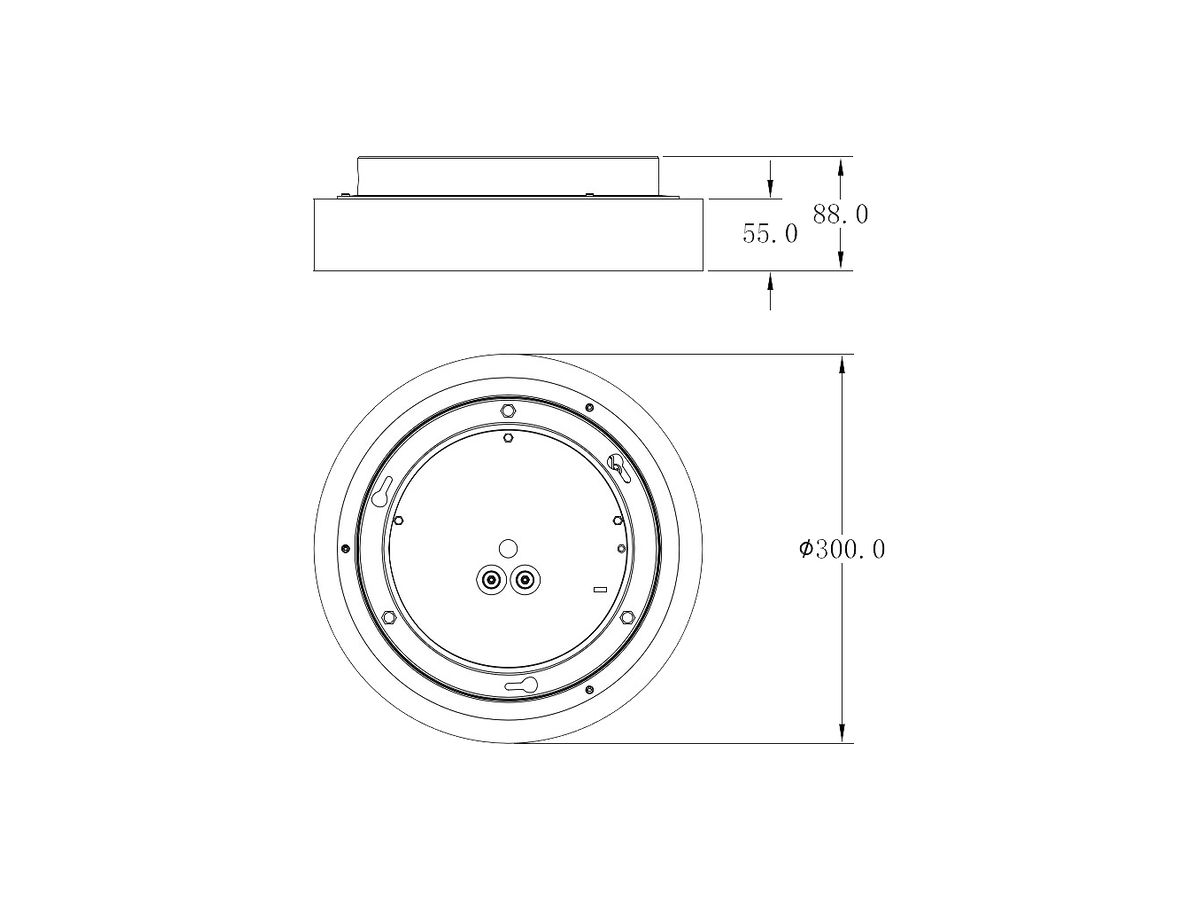 LED-Anbauleuchte Sir Heian OMNIPEACE 3 24W 1500…3300lm 3000…4000K DALI Ø300