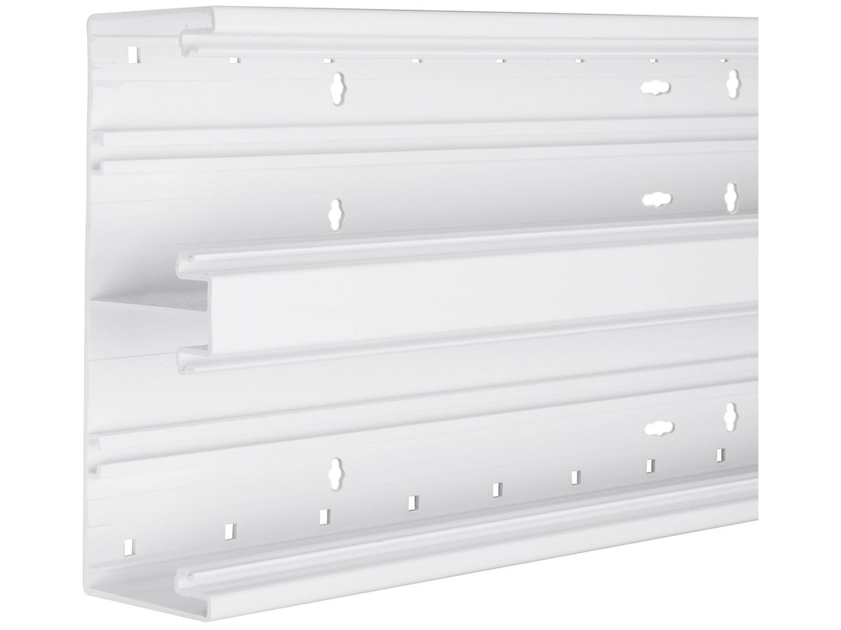 Brüstungskanal tehalit BR 210×65×2000mm Oberteil 2×80 Kunstst.verkehrsw.