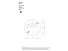 Deckenrosette SLV PHOTONIA, anthrazit