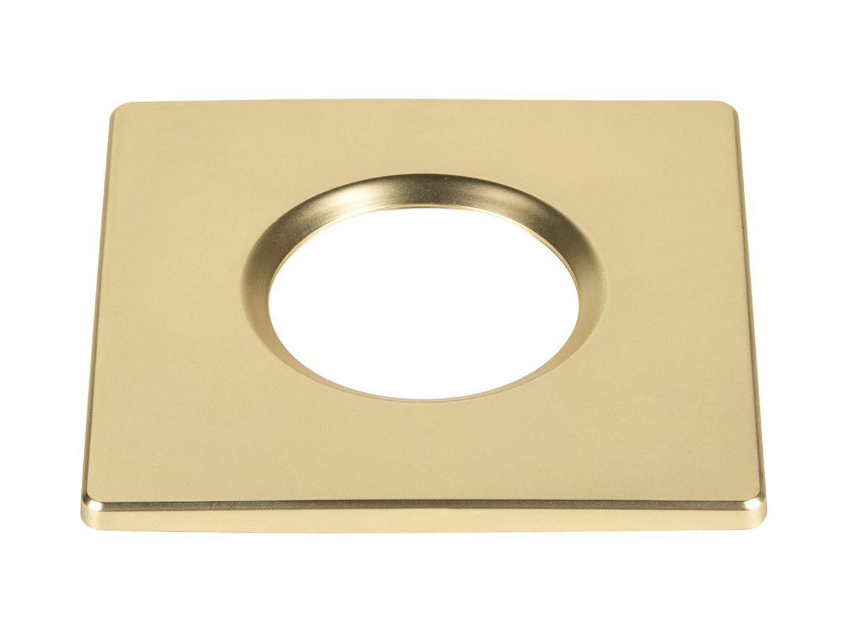 Abdeckung SLV UNIVERSAL IP65 Kunststoff 88×88×5.5mm Gold