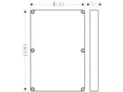 Zwischenrahmen Hensel Mi ZR 6 600×450×80mm