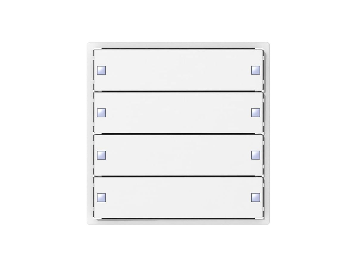 Tastsensor ABB SIDUS KNX Design E-Typ, 4/8, weiss