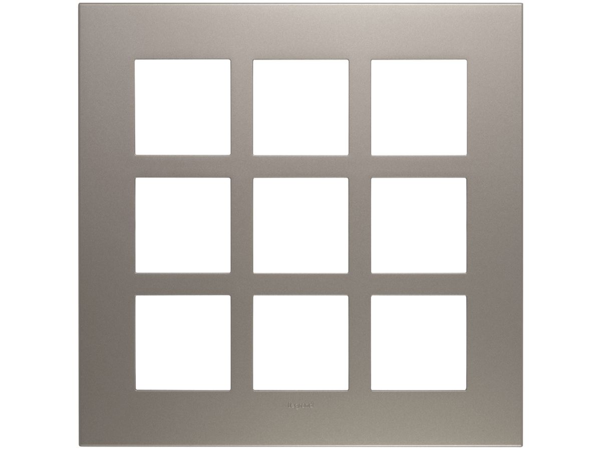 Abdeckrahmen ATO 3×3 Modul, champagne