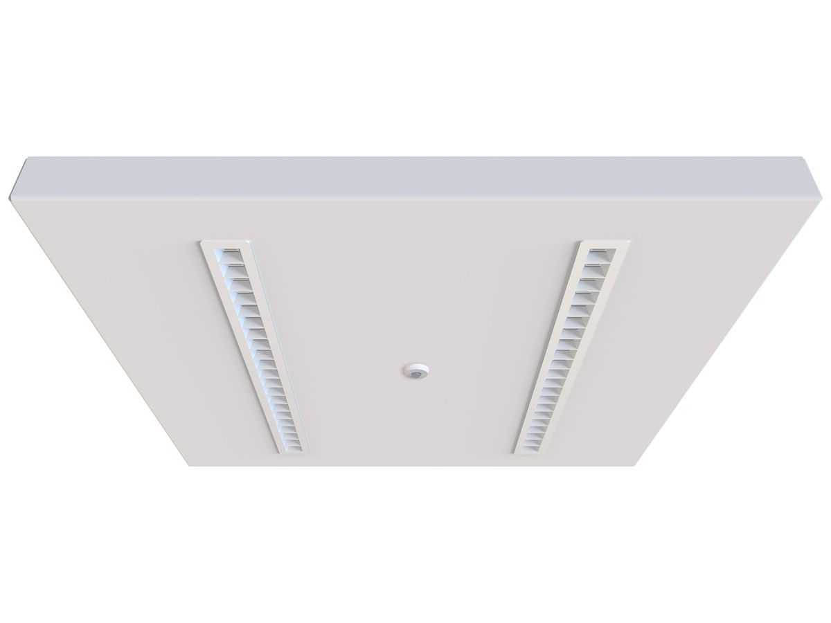 LED-Panelleuchte Sylvania OPTICLIP HF 27W 3300lm 840 IP40 DIM 595×595mm weiss